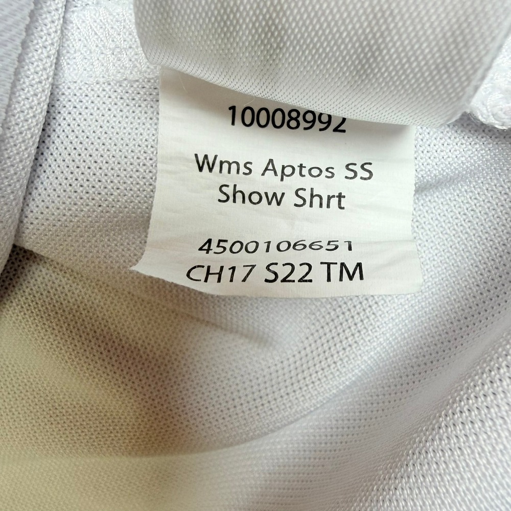 Ariat Pro Series Show Shirt Women Small White Short Sleeve Equestrian Snap Front - Picture 11 of 11